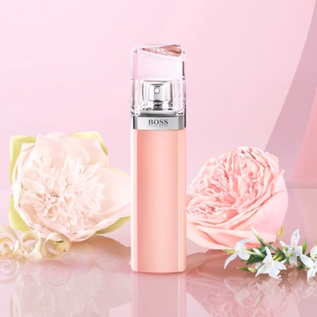 Флакон Hugo Boss Ma Vie Florale – стилен дизайн в нежно розово