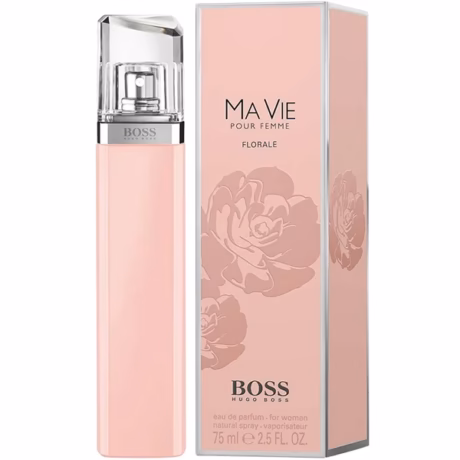 Hugo Boss BOSS Ma Vie Florale дамски парфюм – елегантен розов флакон с флорален характер