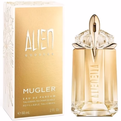 Mugler Alien Goddess с емблематичен златист флакон и премиум визия