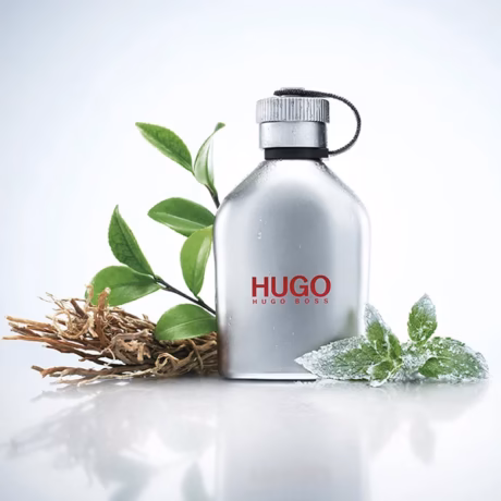 Hugo Boss Hugo Iced детайл на бутилката – стилен и минималистичен дизайн