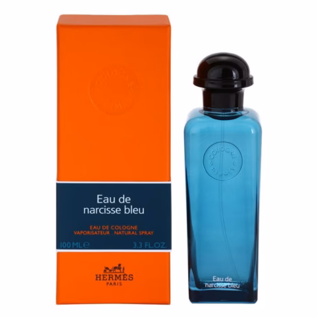 Луксозен мъжки парфюм Hermès Eau de Narcisse Bleu в изчистен синкав флакон