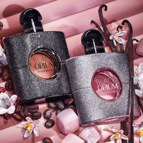 YSL Black Opium Glitter – дамски аромат с кафе, ванилия и блестящ сребрист флакон
