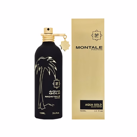 Флакон Montale Aqua Gold с луксозен нишов дизайн и характерната метална бутилка