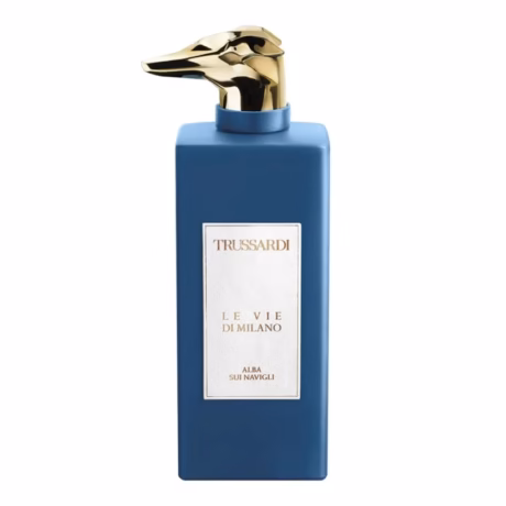 Луксозен флакон на Trussardi Alba Sui Navigli от колекция Le Vie di Milano