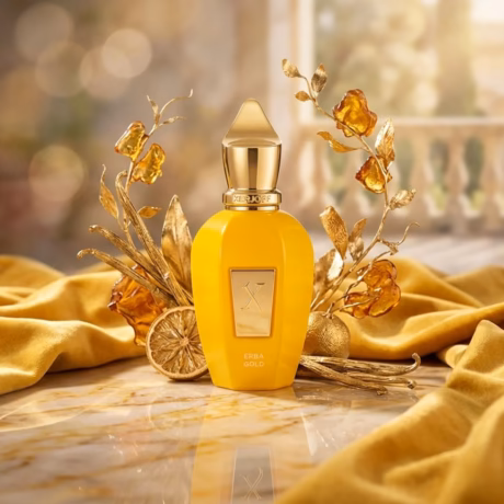 Xerjoff Erba Gold с премиум златен дизайн и луксозна визия
