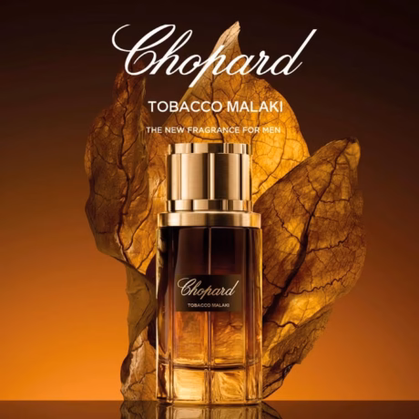 Chopard Tobacco Malaki парфюм в луксозен тъмнокафяв флакон със златни детайли