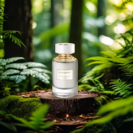 Boucheron Patchouli D’Angkor шише отблизо – нишов аромат с пачули и дървесни нотки