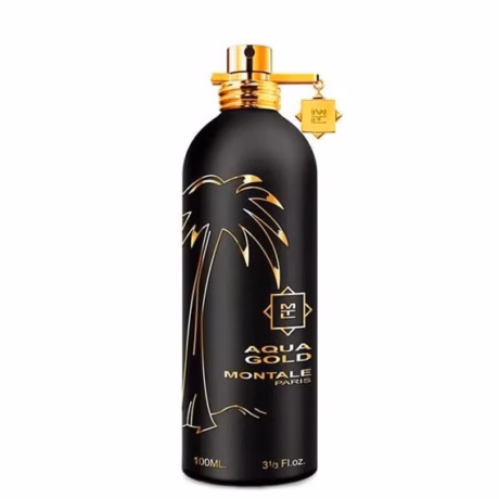 Montale Aqua Gold парфюм в елегантен златист метален флакон