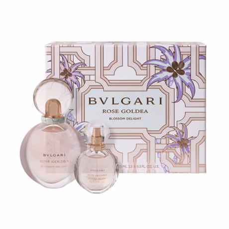 Комплект Bvlgari Rose Goldea Blossom Delight с дамски парфюм и козметични продукти в луксозна подаръчна кутия