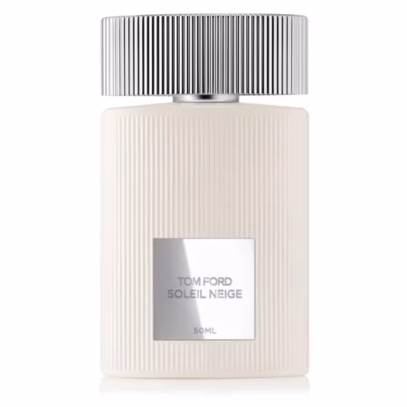 TOM FORD Soleil Neige шише отблизо – свеж флорален аромат с мускусни нотки
