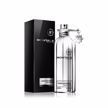 Montale Chocolate Greedy със сребрист метален флакон и премиум визия