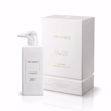 Trussardi Clary Sage Edizione Millesimata луксозен унисекс аромат с ароматно-дървесен характер