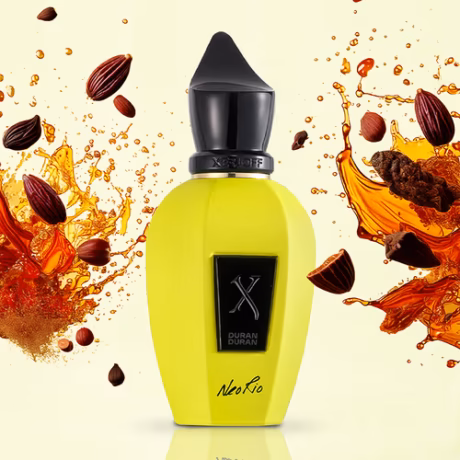 Xerjoff NeoRio Fluo Yellow оригинален нишов аромат върху стилен фон