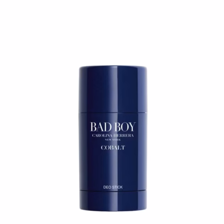 Флакон на Carolina Herrera Bad Boy Cobalt с електриково син дизайн във формата на мълния
