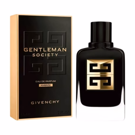 Givenchy Gentleman Society Ambrée мъжки парфюм с елегантен златист флакон и луксозен дизайн