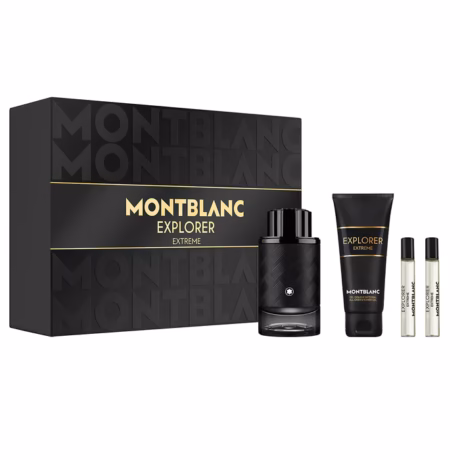 Комплект Montblanc Explorer Extreme с мъжки парфюм и козметични продукти в луксозна подаръчна кутия