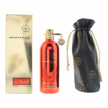 Луксозен нишов парфюм Montale Red Aoud с уд, роза и ориенталски подправки.