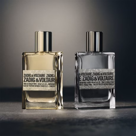 Луксозен мъжки парфюм Zadig&Voltaire This Is Him! Really! с дървесни и свежи ароматни нотки.