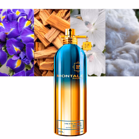 Montale Intense So Iris оригинален нишов аромат върху стилен фон