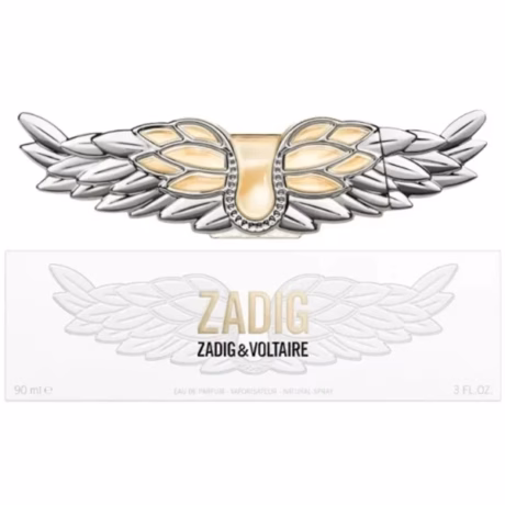 Луксозен флакон на Zadig & Voltaire ZADIG Eau de Parfum с модерен дизайн