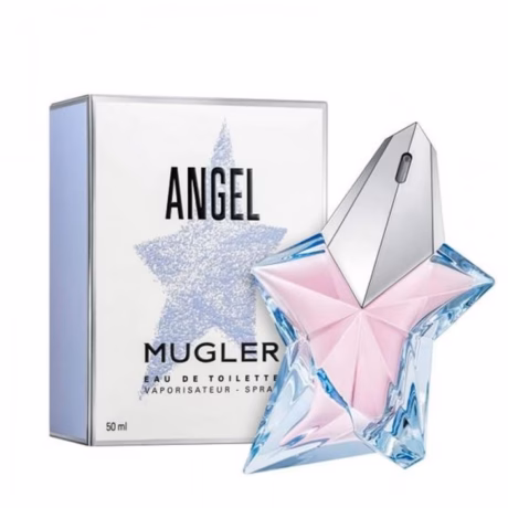 Детайлен изглед на флакона Mugler Angel Eau de Toilette