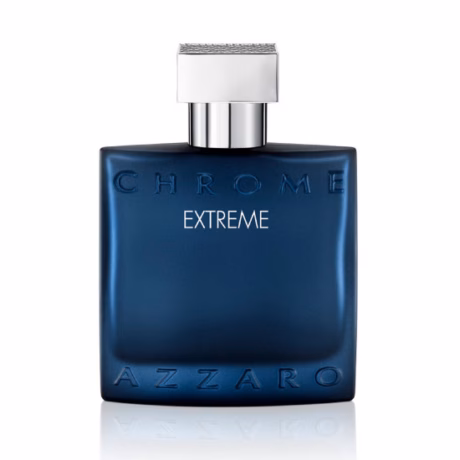 Azzaro Chrome Extreme мъжки парфюм с елегантен син метален флакон