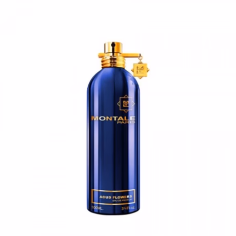 Montale Aoud Flowers унисекс нишов парфюм със син метален флакон