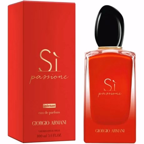 Armani Sì Passione Intense червен флакон на дамски парфюм