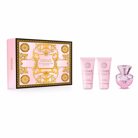 Комплект Versace Dylan Blush Pink за жени – оригинален дамски парфюм и опаковка