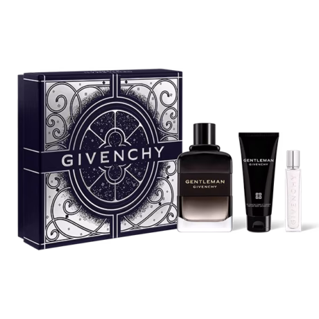 Комплект Givenchy Gentleman Eau de Parfum Boisée – мъжки парфюм в елегантна подаръчна кутия.