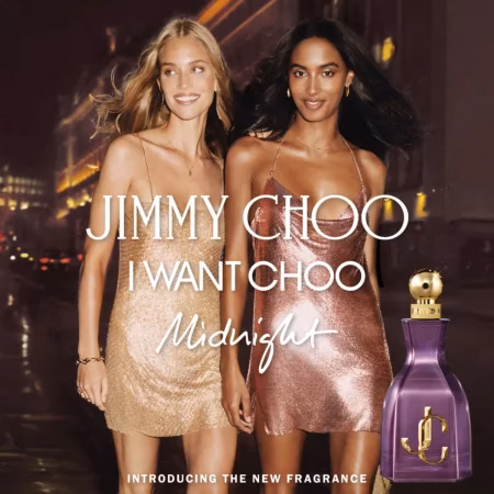 Флакон Jimmy Choo I Want Choo Midnight EDP – елегантен дизайн на дамски парфюм.
