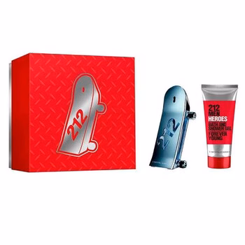 Комплект Carolina Herrera 212 Men Heroes Forever Young с нотки на круша, джинджифил, здравец и мускус