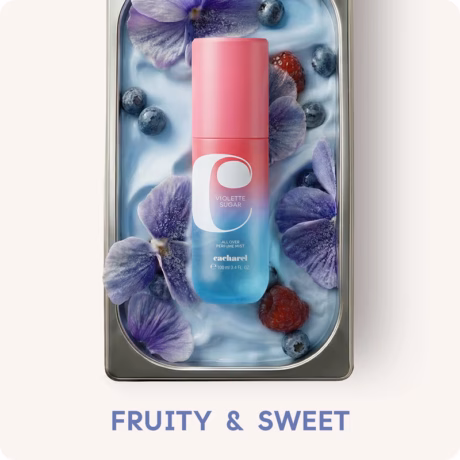 Cacharel Violette Sugar Mist – нежен ароматен спрей за тяло